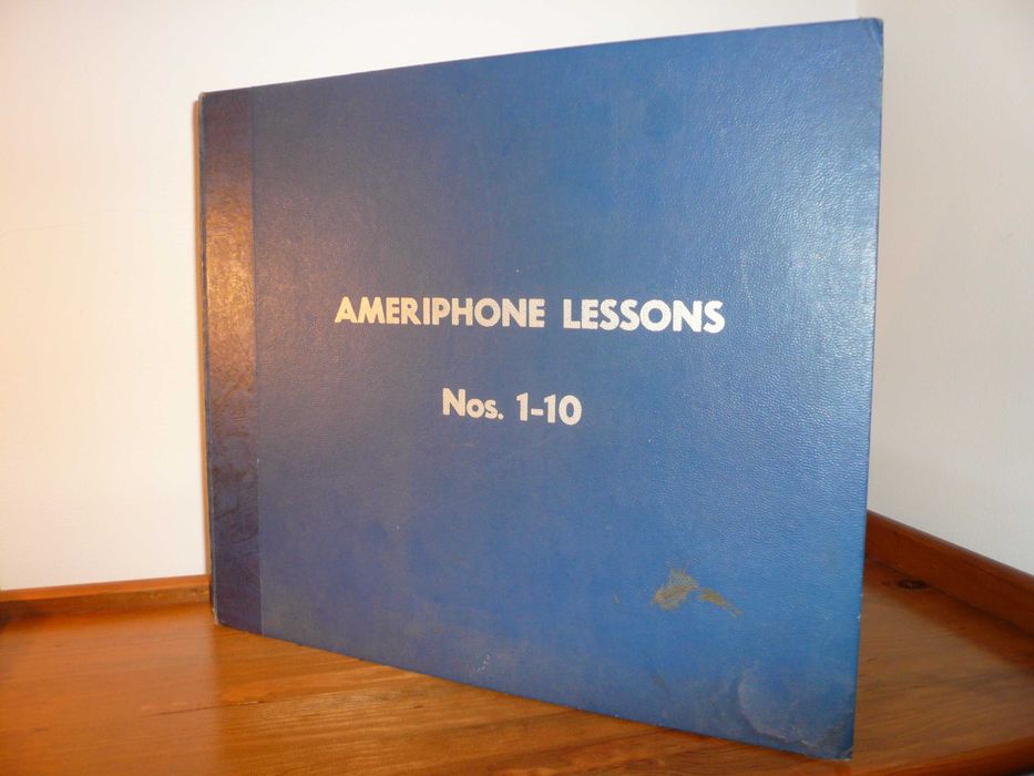 Discos vinil de lições de Inglês