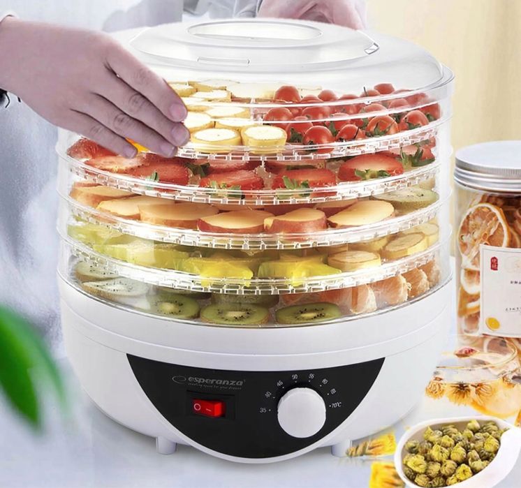 Suszarka do Grzybów Mięsa Owoców Spożywcza 250 W 5 SIT MOCNA DUŻA