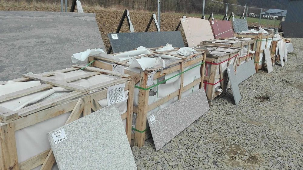 Płytki granitowe 40x60 60x60 150x33 150x18    szare