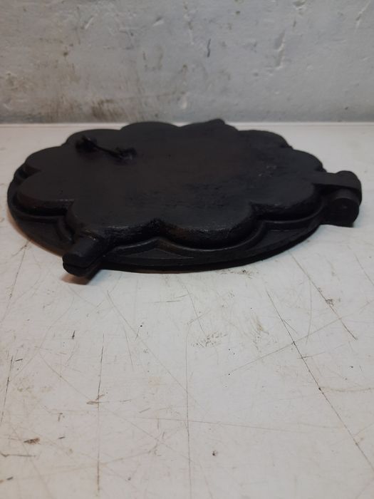 Stara żeliwna gofrownica zapraszam