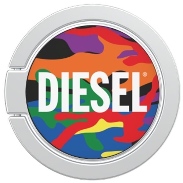 Diesel Universal Ring Pride Camo - Wielokolorowy Uchwyt Do Telefonu