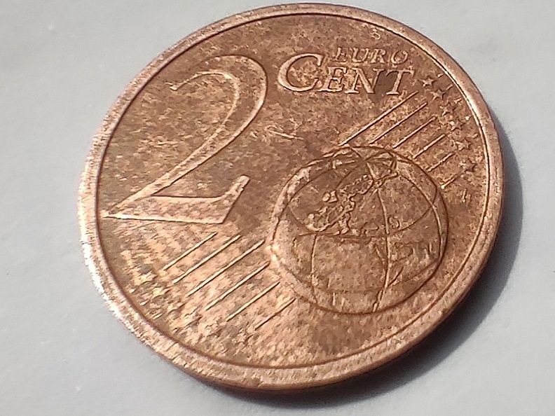 Vendo moedas 1 cêntimo e 2 cêntimos de coleção