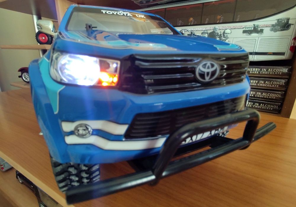 Tamiya 1/10 CC01 Toyota Hilux Extra CAB Oświetlenie Dźwięk Aparatura