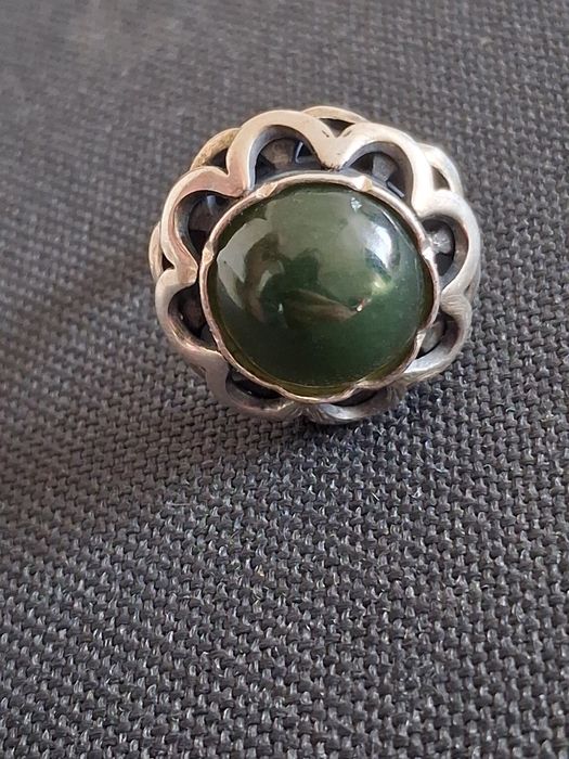 Stary srebrny pierścionek Warmet