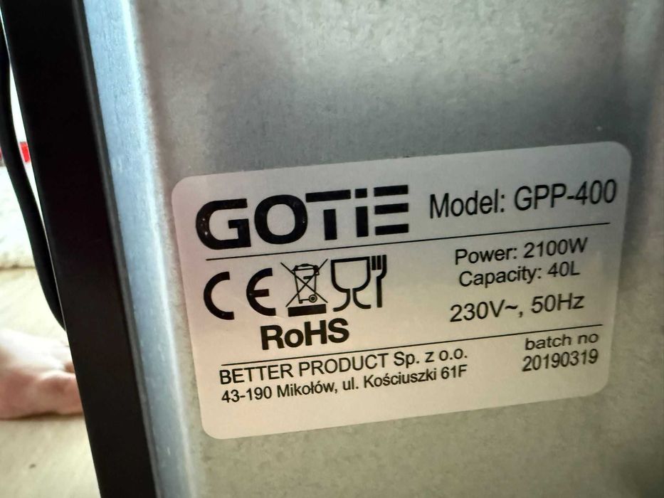 Piekarnik GOTIE GPP-400
