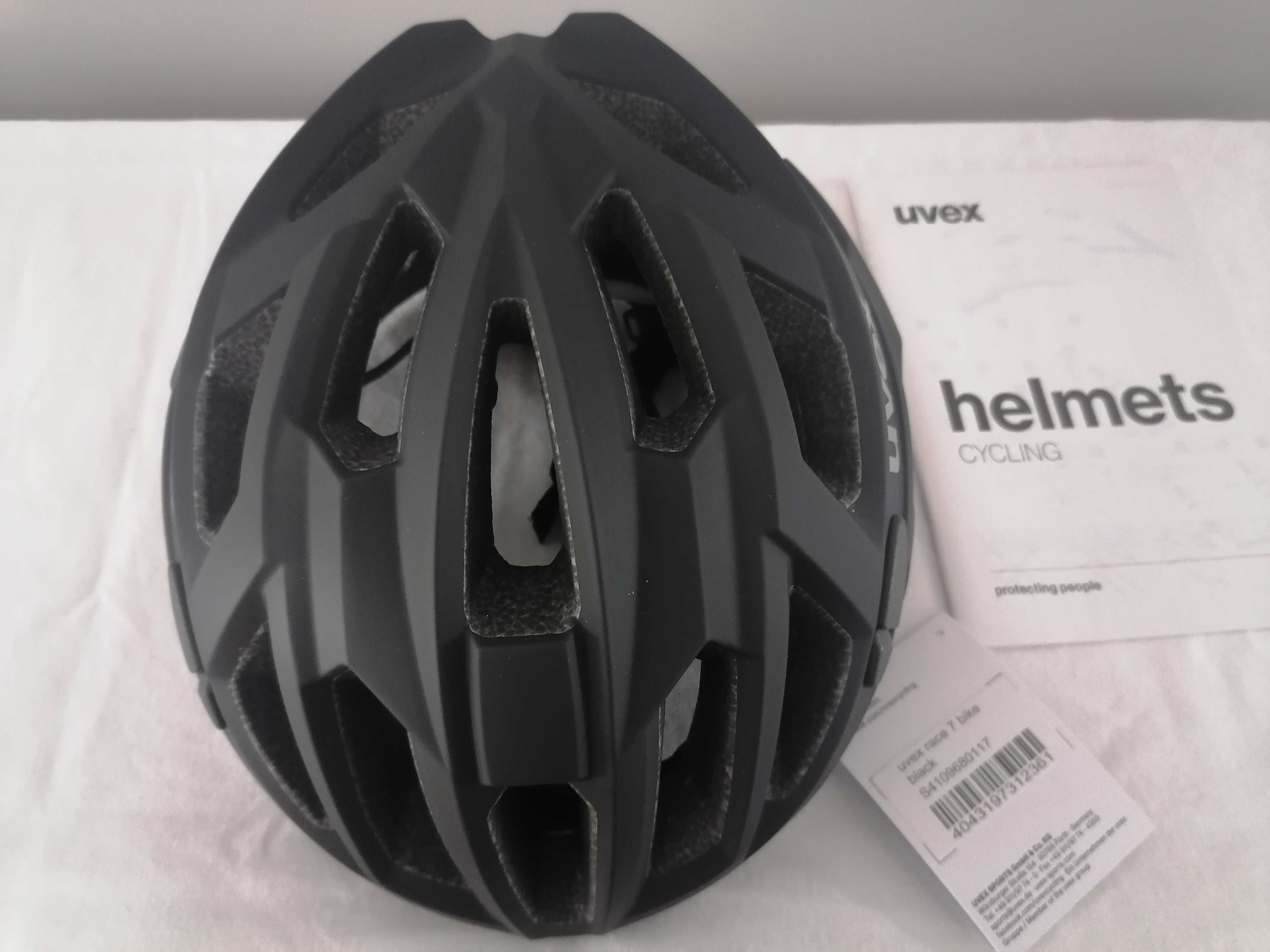 Kask rowerowy Uvex Race 7 Bike Black M/L 55-61cm