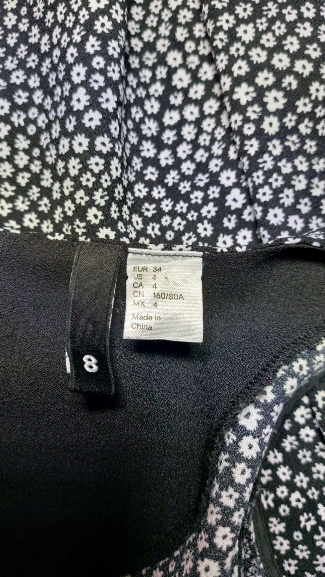 Летнее легкое платье H&M. Размер XS, 34, наш 40-42
