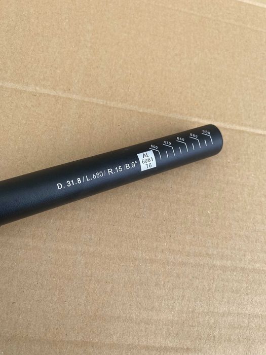 Kierownica MTB Ergotec 5, 68 cm, 31.8 mm, nowa z demontażu [KI-13]