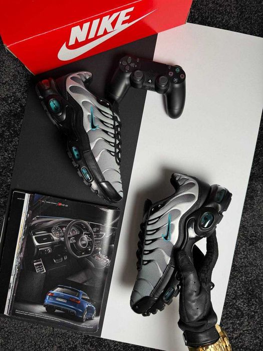 Мужские кроссовки найк аир макс Nike Air Max Plus Grey Black Sky 41-45