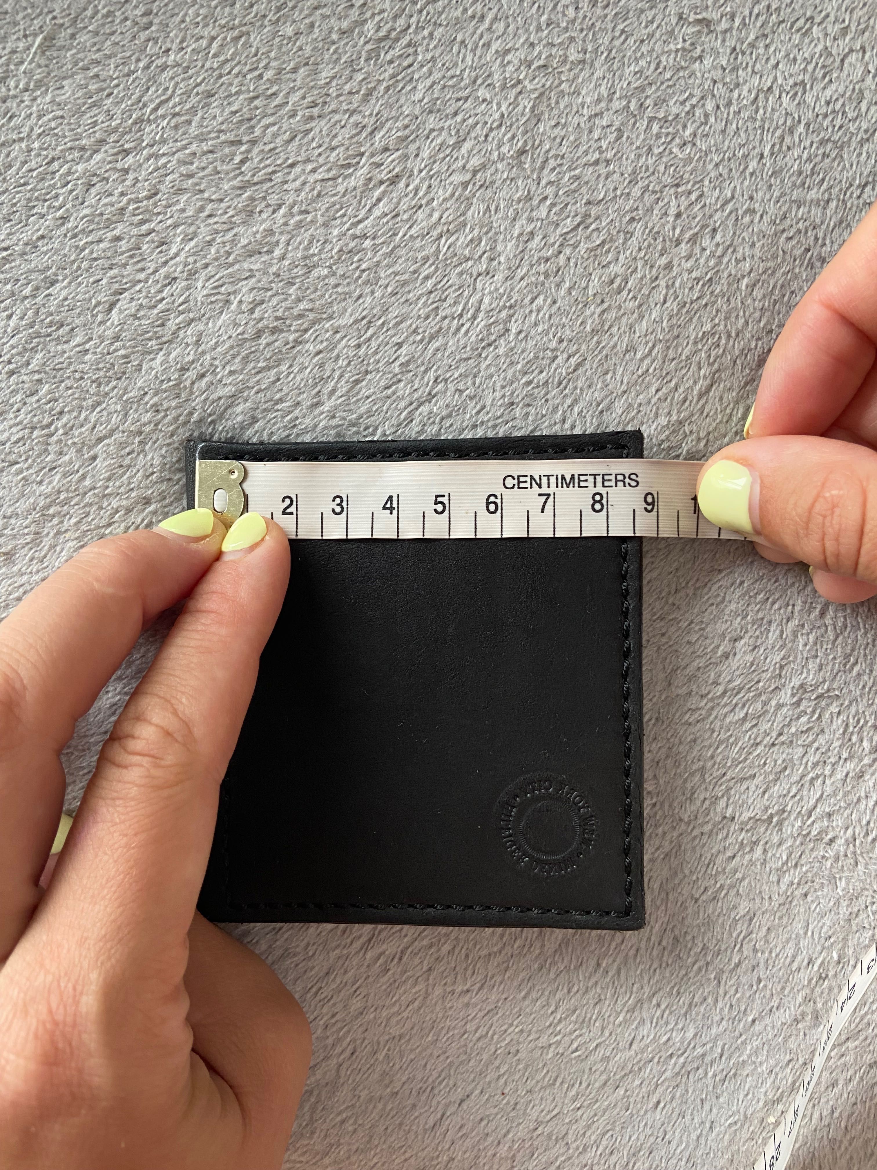 Mały etui na karty i banknoty skóra card holder Portfel