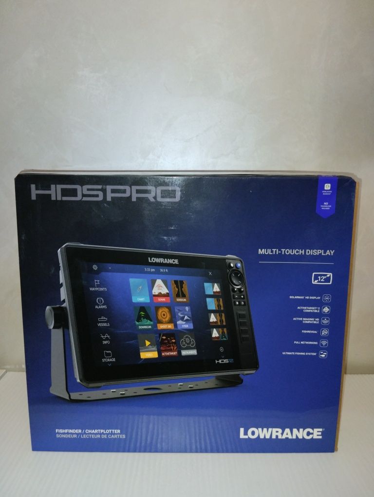 Эхолот Lowrance HDS-16,12,10,9 Pro с датчиком Active Imaging HD