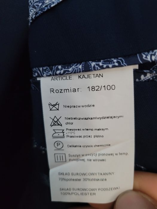 Garnitur granatowy - PAWO