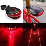 Lanterna com 5 Led´s e 2 Luzes de Laser