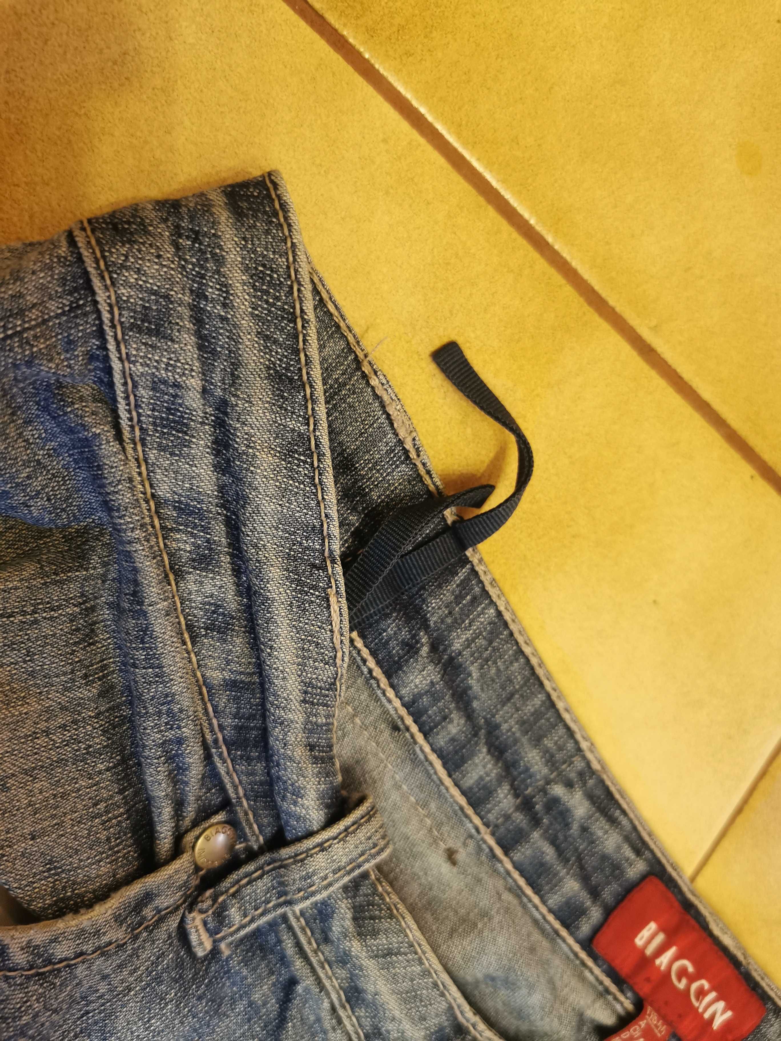 Krótkie spodenki szorty jeansowe Biaggini - rozmiar 42