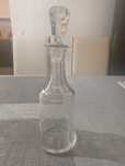 Garrafa vidro trabalhada vintage antiguidade