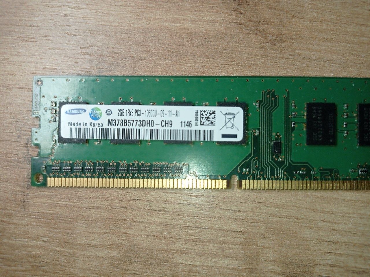 Samsung DDR3 2GB 1333MHz m378b5773dh0-CH9 1146
