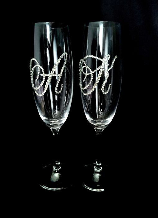 Весільні келихи (свадебные бокали)