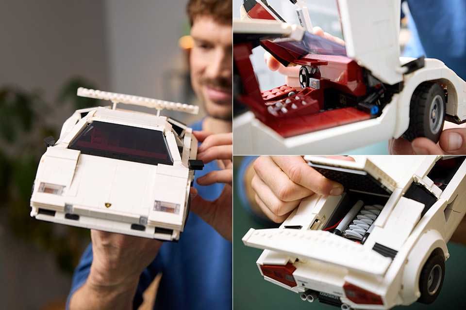 Конструктор 1в1 як  LEGO Icons Lamborghini Countach(1506 дет)