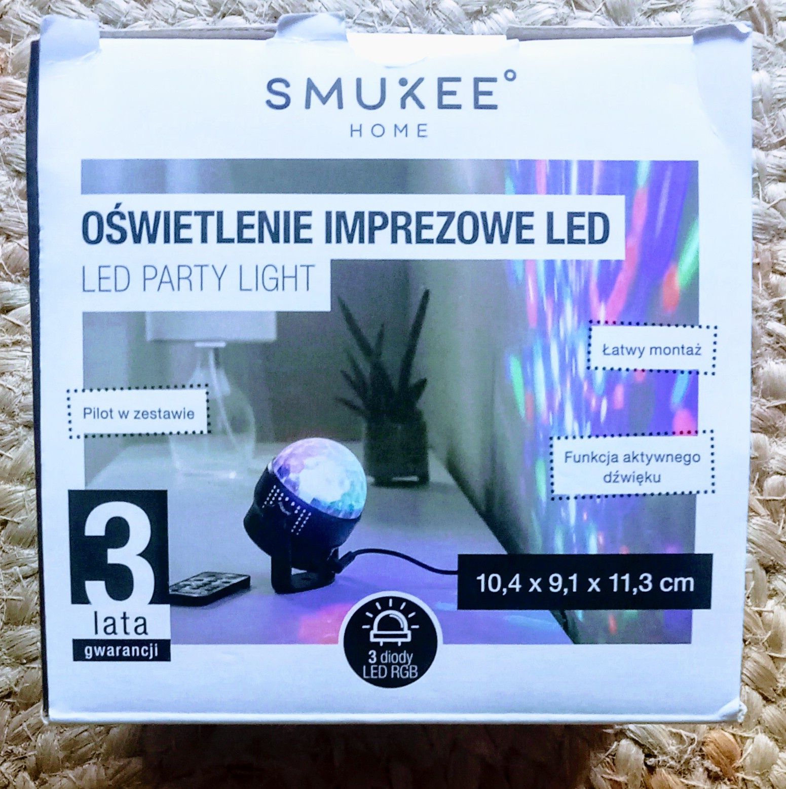 Oświetlenie imprezowe LED Smukee ,nowe