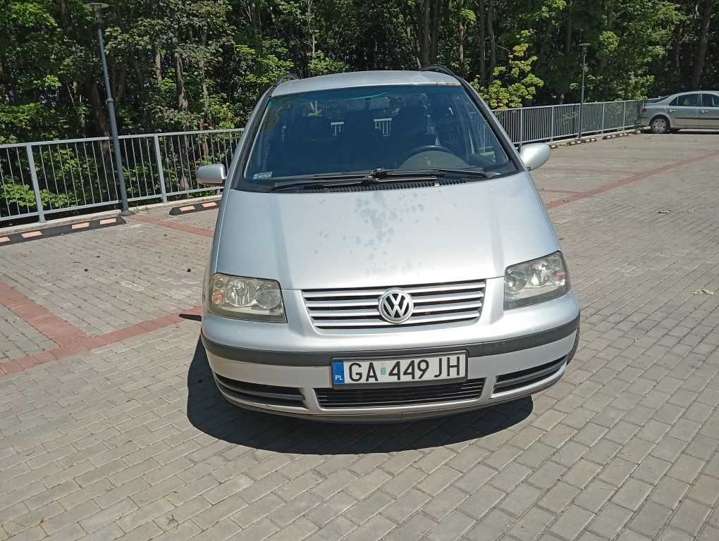Vw sharan 2.0 benzyna / gaz, 7 osobowy 2002rok