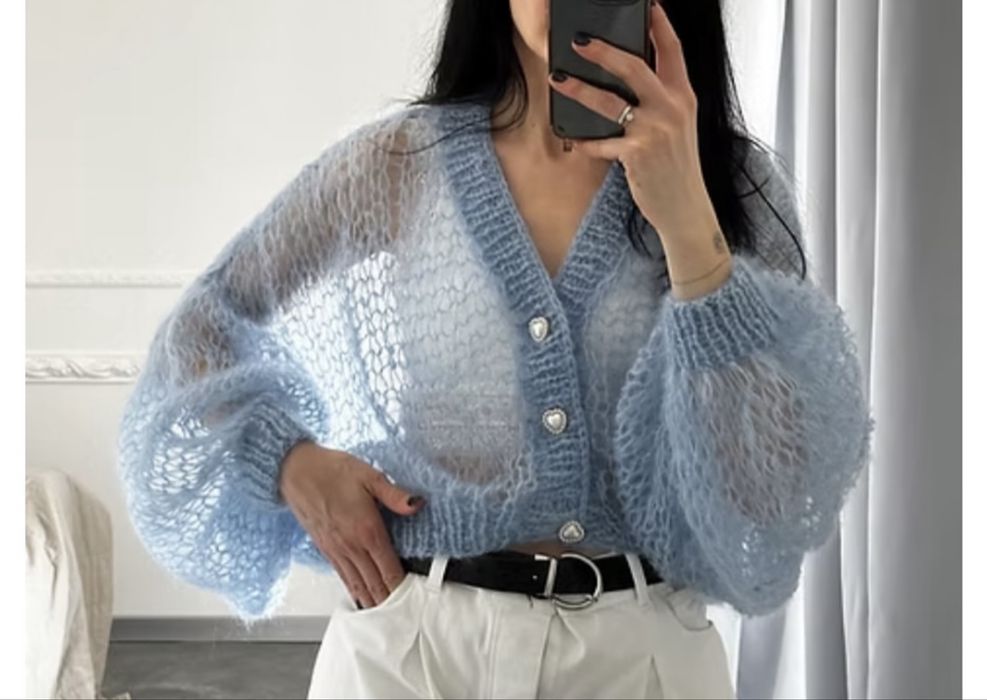 Светр павутинка, кардиган, джемпер