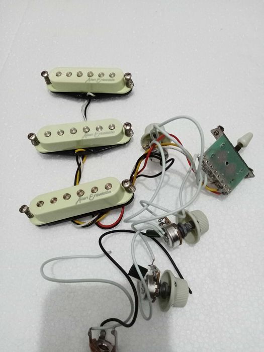 Set pickups - Alan Entwistle X1 Single Coil + controlos e selector