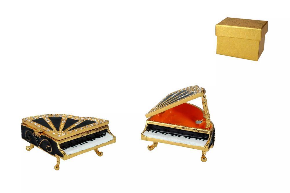 Kasetka metalowa - fortepian