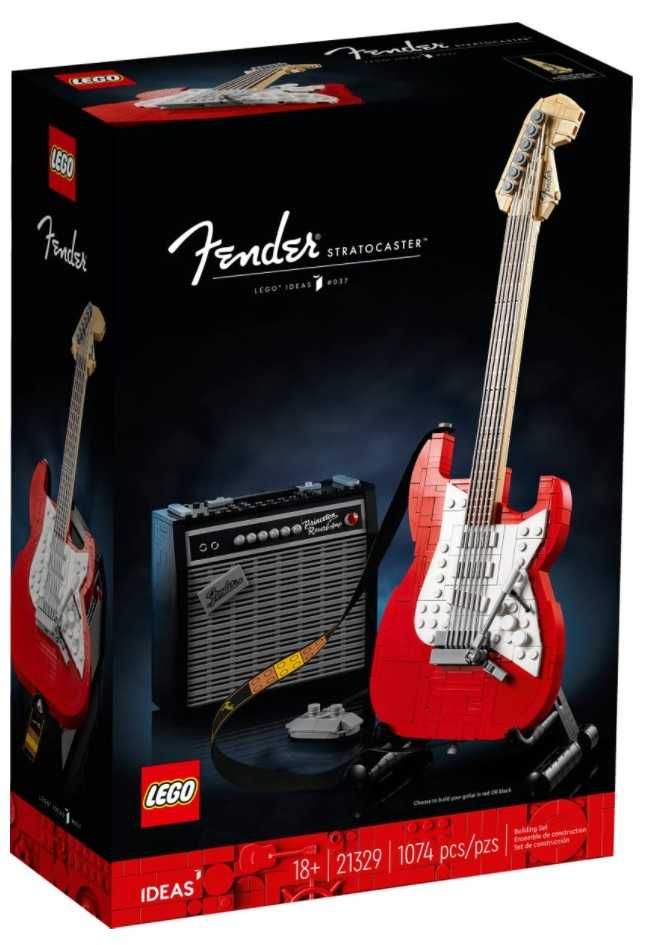 Новий Lego 21329 Ideas Fender Stratocaster + 68 Princeton Reverb