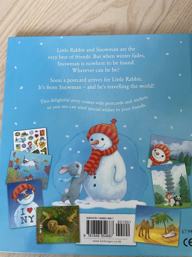 książka Dear Snowman dla dzieci po angielsku