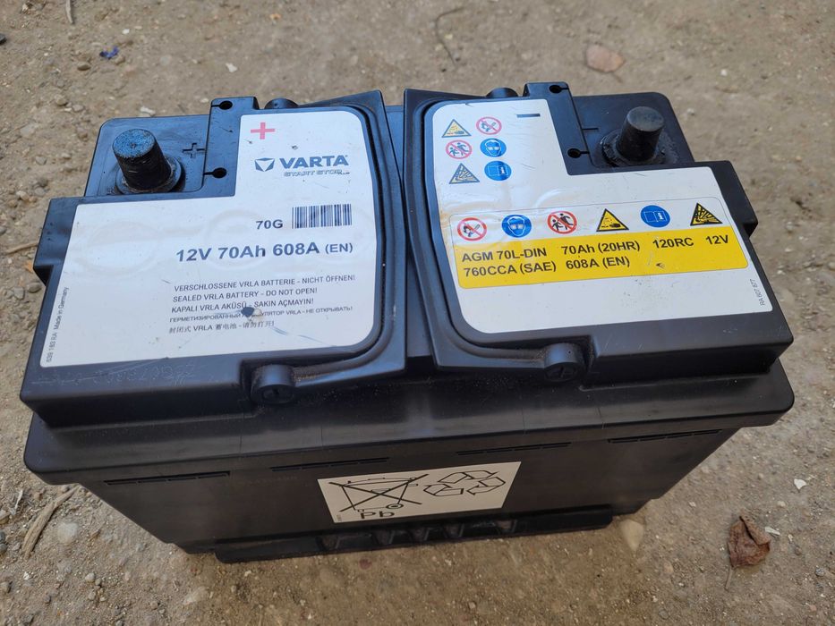 akumulator VARTA AGM 70Ah 608A Start-Stop KIA HYUNDAI