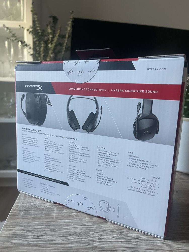 Vendo fones HyperX Cloud Jet SELADOS