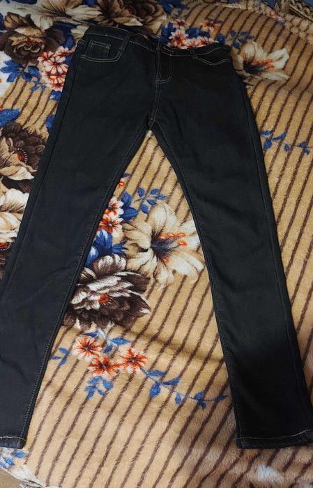 Женские джинсы на флисе