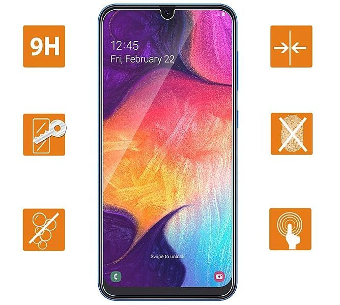 Szkło hartowane płaskie 9h do Samsung Galaxy A30 / A50