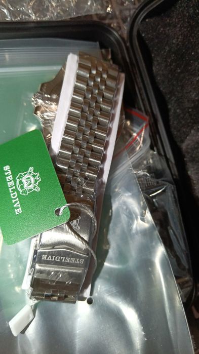 Часы Steeldive 1953. Submariner Hulk. Дайверы механика NH35 japan.
