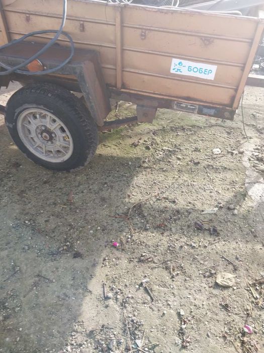 Причіп Бобер. В комплекте, додаткові борта та дугі