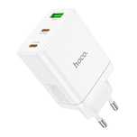Ładowarka sieciowa do telefonu Hoco 2 x USB C + USB A QC3.0 PD 3A 35