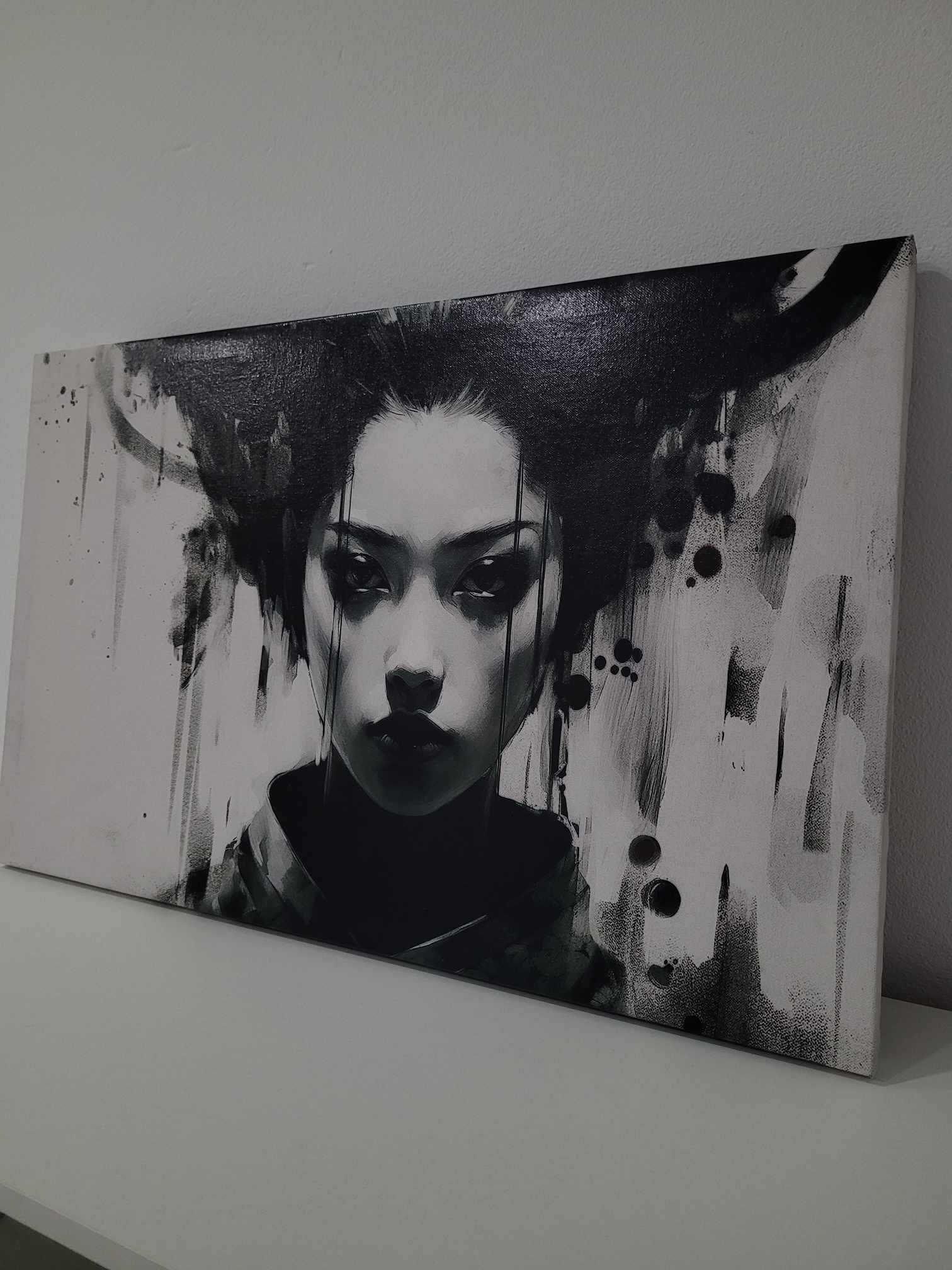 Obraz na płótnie azjatka w kimono 60cm x 40cm