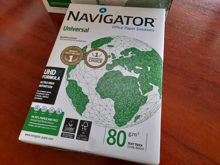 Papel A4 80gr (Navigator Universal) cx 5 resmas