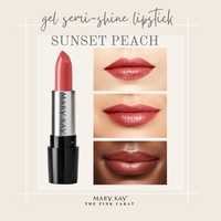 Żelowa Szminka Semi-Shine Sunset Peach Mary Kay