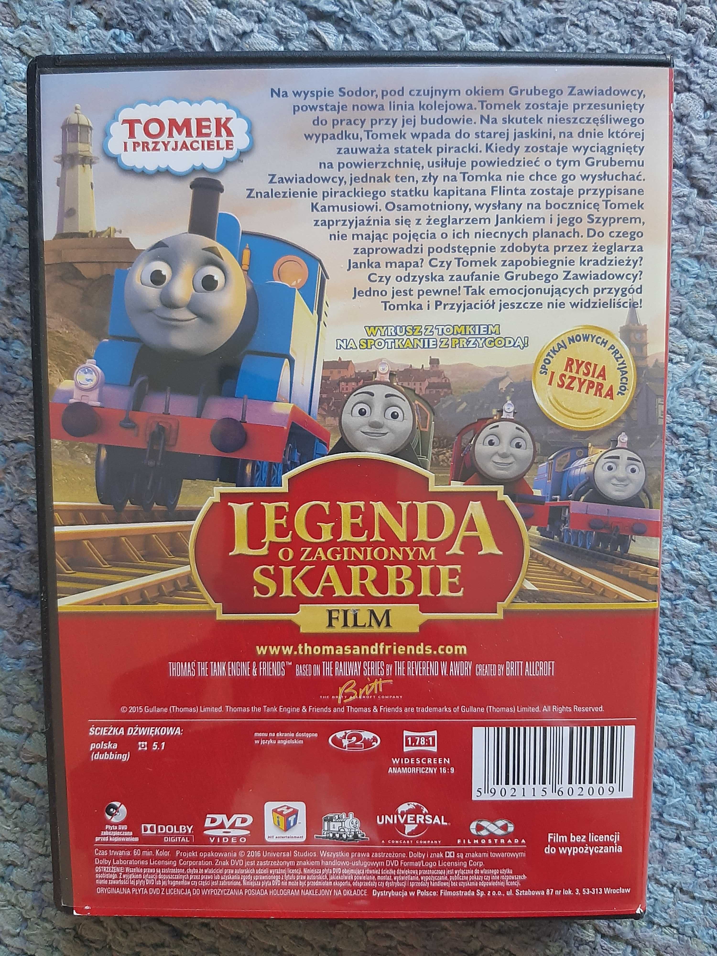 film DVD "Legenda o zaginionym skarbie" (Tomek i Przyjaciele)