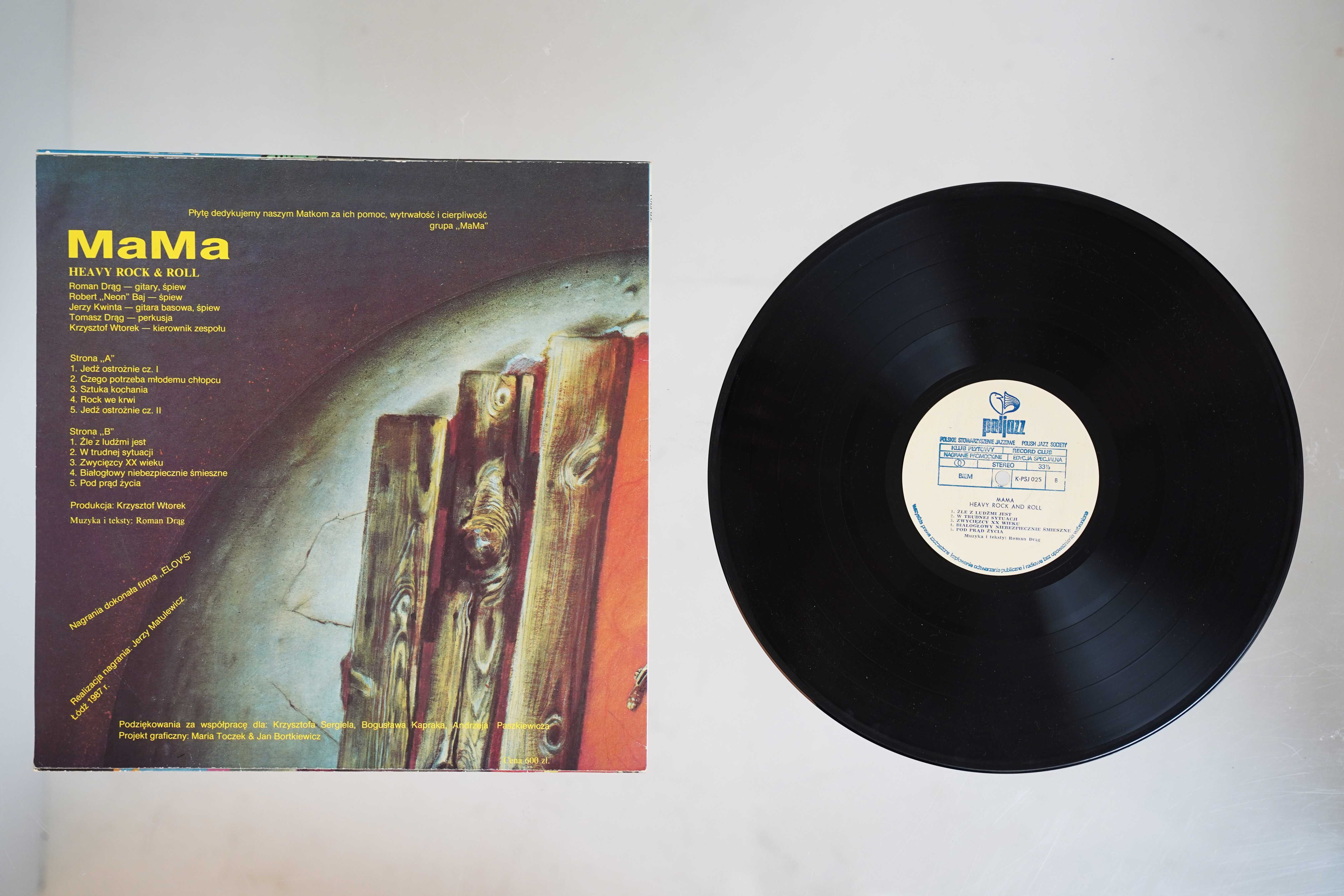 Mama - Heavy Rock & Roll LP Winyl VG++