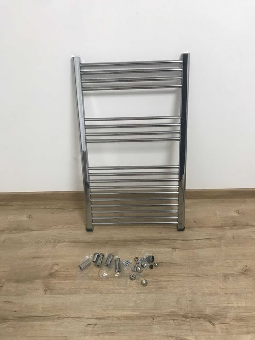 Радіатор для рушників Flomasta 1000 x 600 мм/глянцевий хром, 349 Вт.