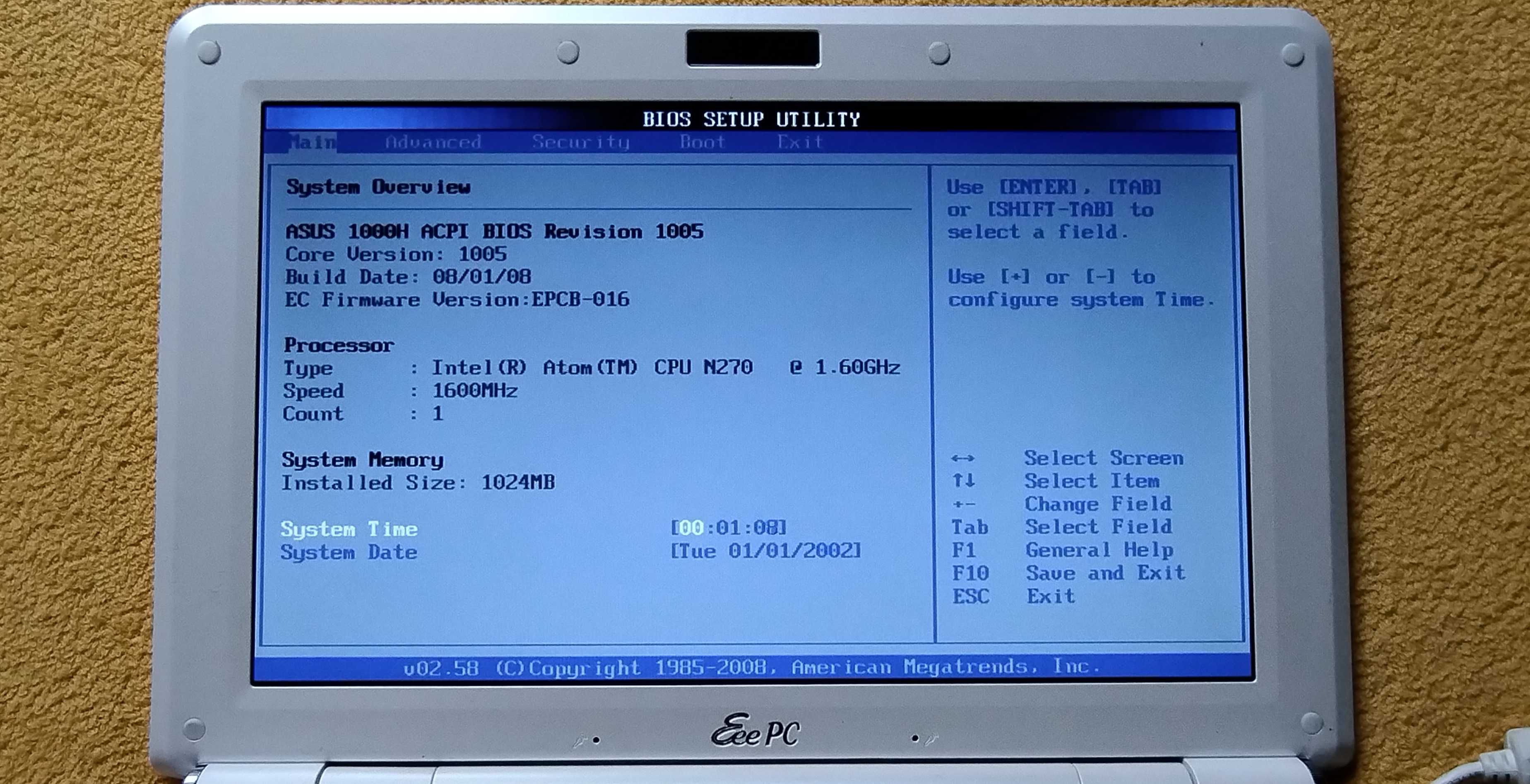 Netbook ASUS Eee PC 10,1"