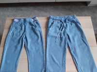 Spodnie cienkie w kolorze jeans roz 122. Reserved i Pepperts