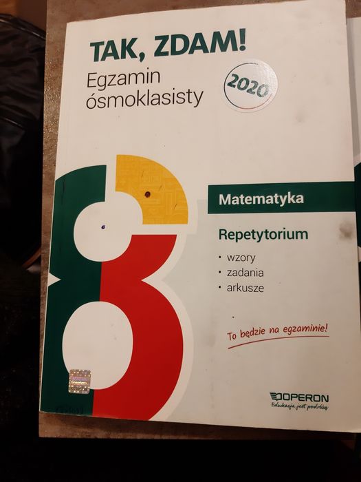 Tak, zdam -matematyka, repetytorium oraz niezbędnik
