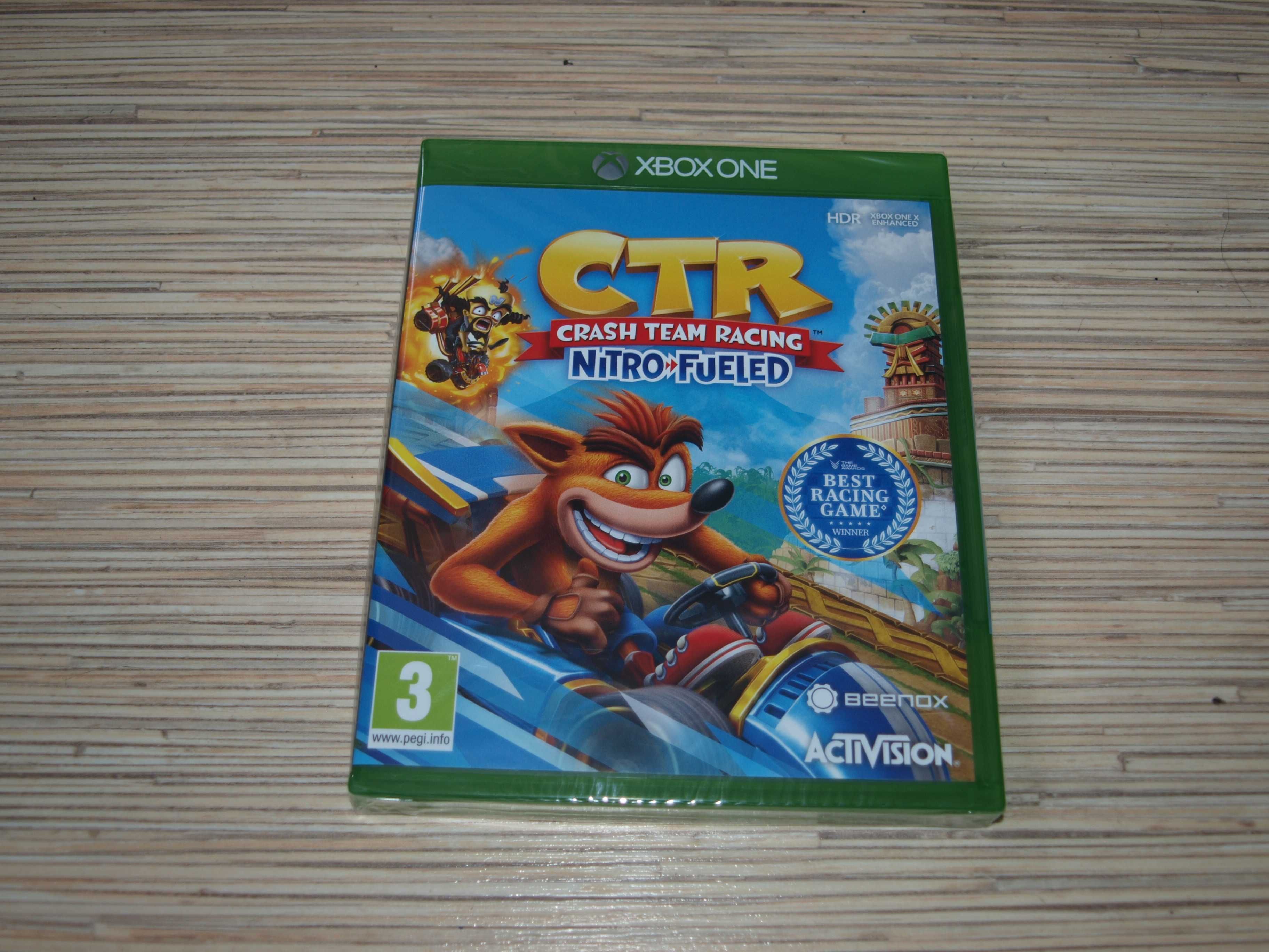 Gra Crash Team Racing Nitro Fueled xbox one series x nowa we folii!!