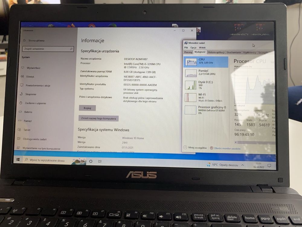 Laptop Asus R500VM-SX131V i5-3210M/8GB/250GB SSD