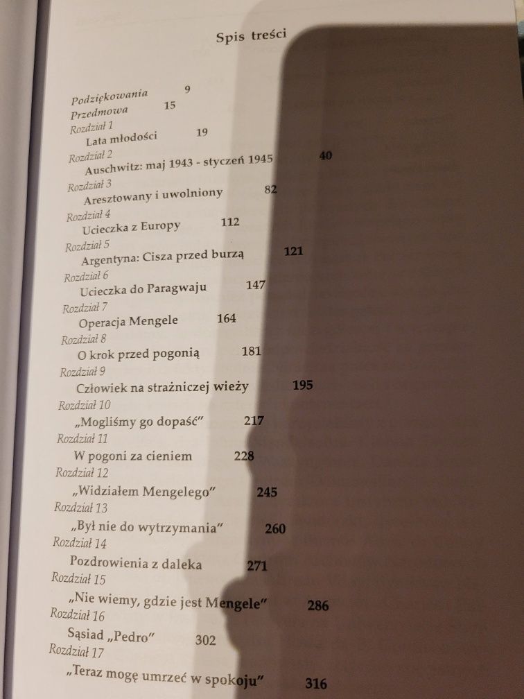 Książka "Mengele-Polowanie na Anioła Śmierci z Auschwitz "Tanio!