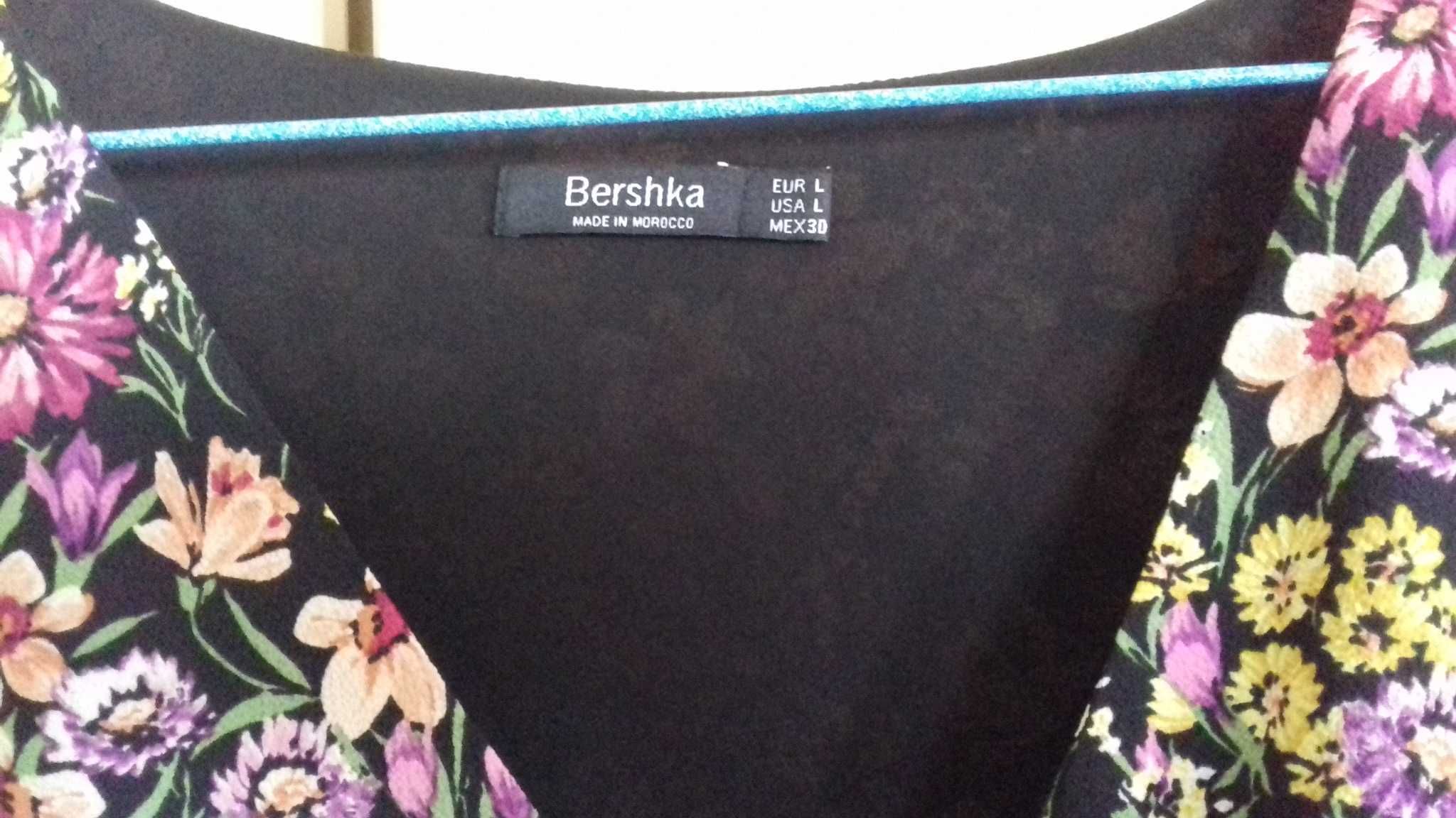 Bershka Vestido florido L