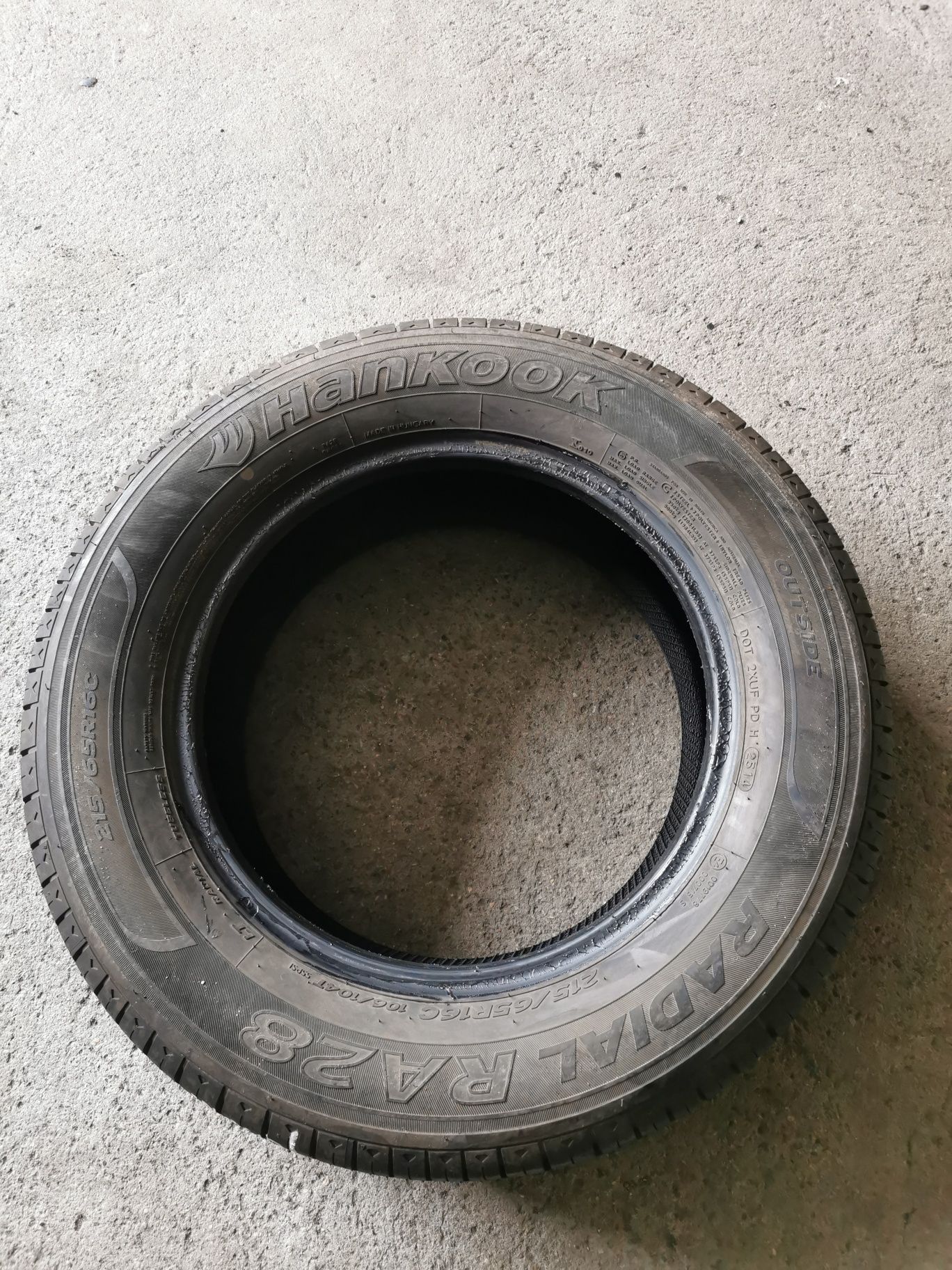 Opona 215/65R16C Hankook Radial RA28 #162